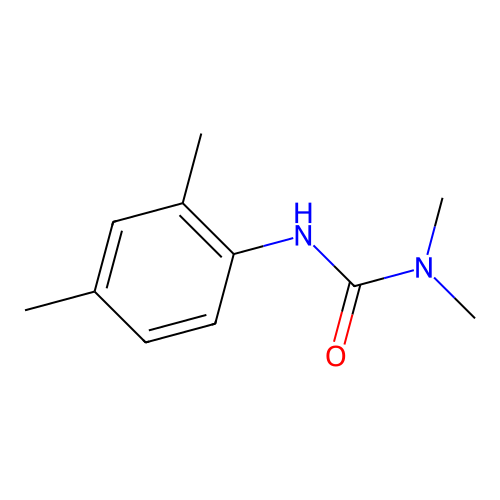 N'-(2,4-dimethylphenyl)-N,N-dimethylurea structure