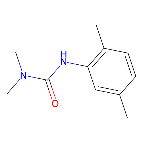N'-(2,5-dimethylphenyl)-N,N-dimethylurea structure