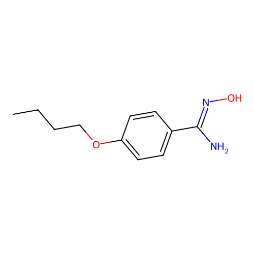 4-Butoxy-N-hydroxybenzimidamide structure