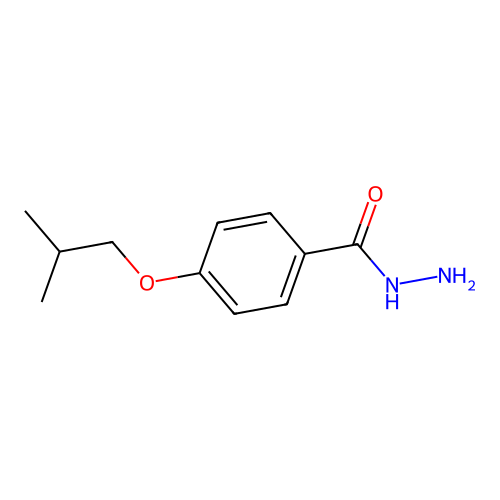 4-Isobutoxybenzohydrazide structure