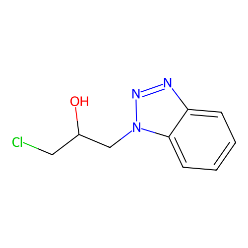 1-(Benzotriazol-1-yl)-3-chloropropan-2-ol structure