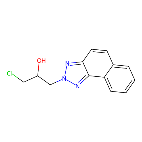 1-Benzo[e]benzotriazol-2-yl-3-chloropropan-2-ol structure