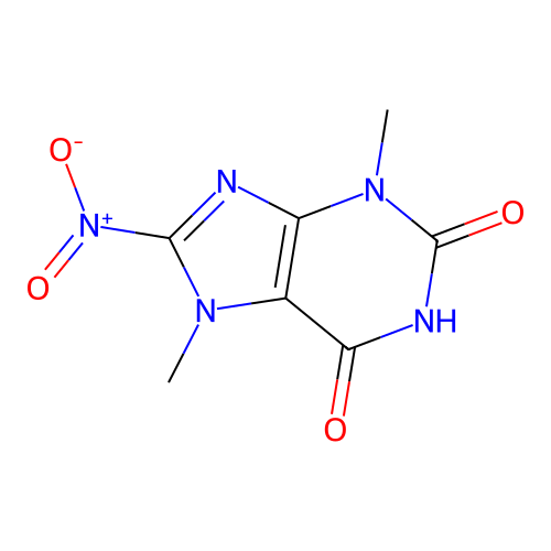 8-nitrotheobromine structure