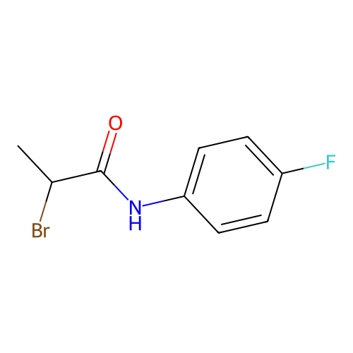 2-溴-N-(4-氟苯基)丙酰胺 structure