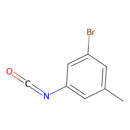 1-Bromo-3-isocyanato-5-methylbenzene structure