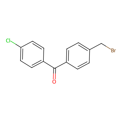 4-(4-Chlorobenzoyl)benzyl bromide structure