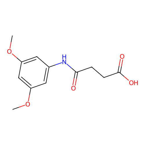 4-(3,5-Dimethoxyanilino)-4-oxobutanoic acid structure