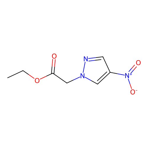 ethyl (4-nitro-1H-pyrazol-1-yl)acetate structure