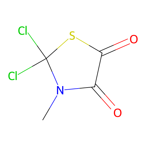 2,2-Dichloro-3-methyl-1,3-thiazolidine-4,5-dione structure