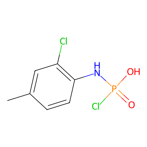 N-(2-Chloro-4-methylphenyl)phosphoramidochloridic acid structure