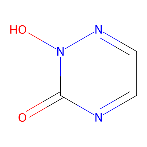 2-Hydroxy-1,2,4-triazin-3-one structure