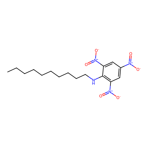 N-Decyl-2,4,6-trinitroaniline structure