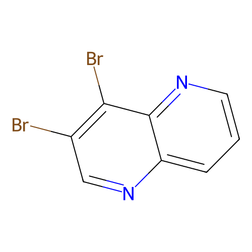 3,4-Dibromo[1,5]naphthyridine structure