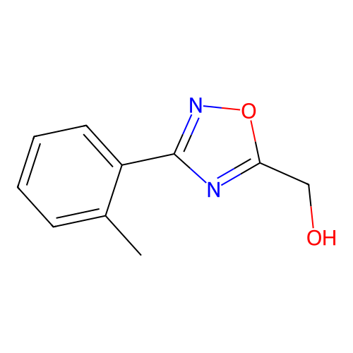 [3-(2-Methylphenyl)-1,2,4-oxadiazol-5-yl]methanol structure
