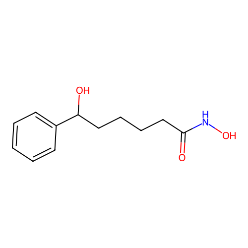 N,6-dihydroxy-6-phenylhexanamide structure
