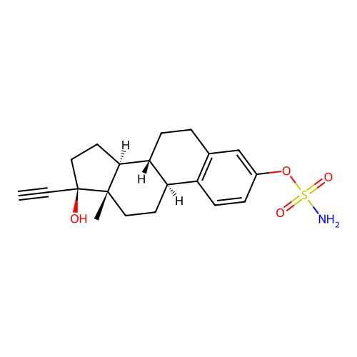 Ethinylestradiol sulfamate structure