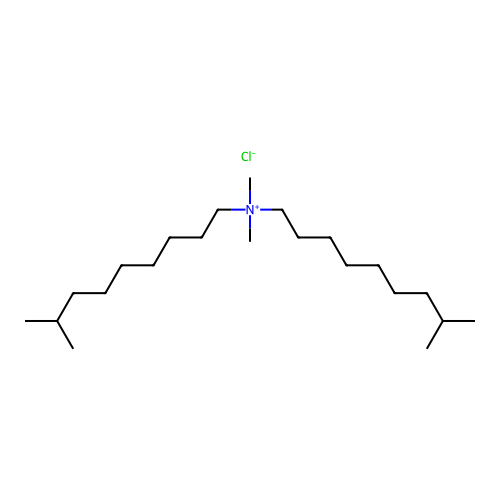 Diisodecyldimethylammonium chloride structure