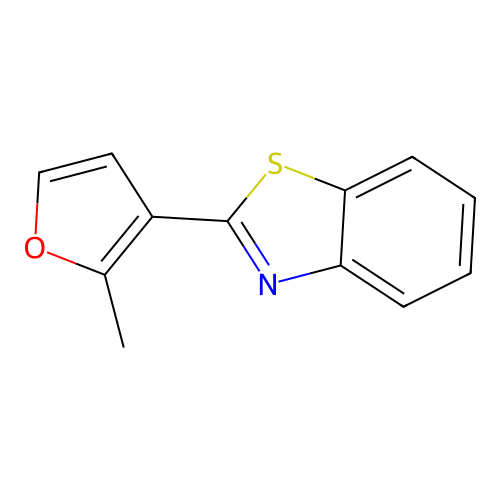 2-(2-Methylfuran-3-yl)benzo[d]thiazole structure