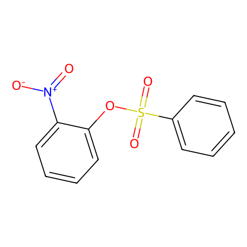 (2-Nitrophenyl) benzenesulfonate structure