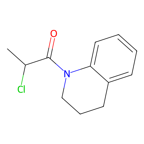 2-Chloro-1-(1,2,3,4-tetrahydroquinolin-1-yl)propan-1-one structure