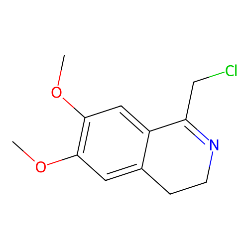 1-(Chloromethyl)-6,7-dimethoxy-3,4-dihydroisoquinoline structure
