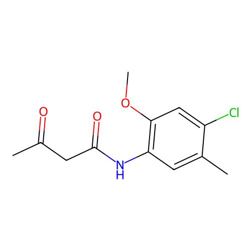 N-(4-Chloro-2-methoxy-5-methyl-phenyl)-3-oxo-butanamide structure