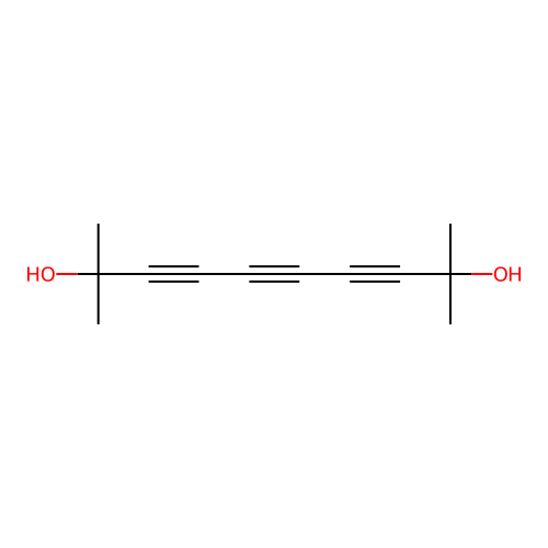 2,9-Dimethyldeca-3,5,7-triyne-2,9-diol structure