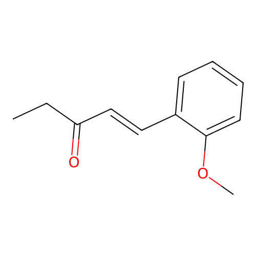 1-(2-Methoxyphenyl)pent-1-en-3-one structure