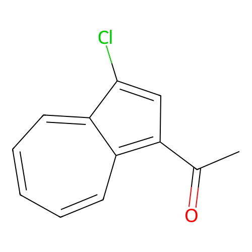 1-(3-Chloroazulen-1-yl)ethanone structure