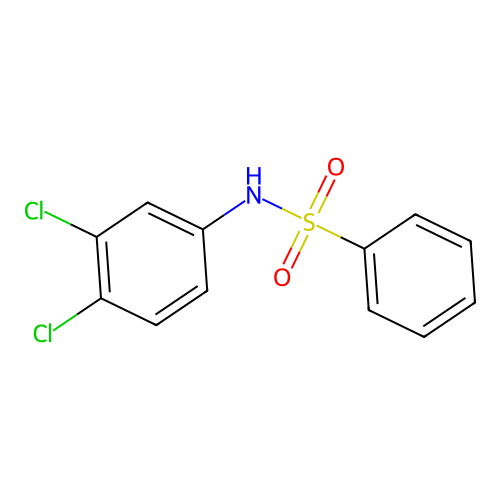 N-(3,4-dichlorophenyl)benzenesulfonamide structure