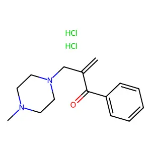 N,N,2-Trimethyl-1-((3-phenyl-2-quinolinyl)thio)-2-propanamine structure