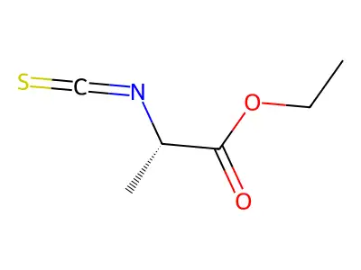 Ethyl 2-isothiocyanatopropanoate structure