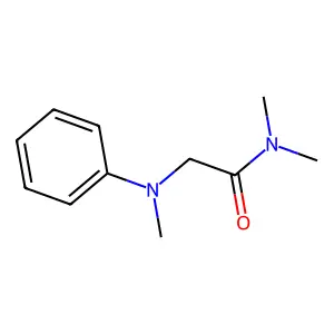 N,N-二甲基-2-(N-甲基苯氨基)乙酰胺 structure