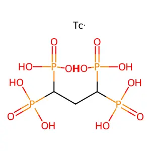 Technetium Tc 99m propanetetraphosphonate structure