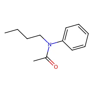 Butylacetanilide structure