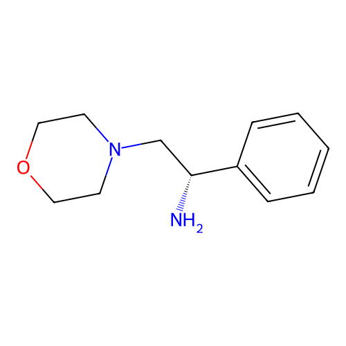 [(1S)-2-(Morpholin-4-yl)-1-phenylethyl]amine structure