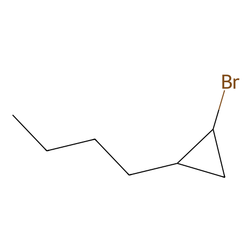 Cyclopropane, 1-bromo-2-butyl- structure