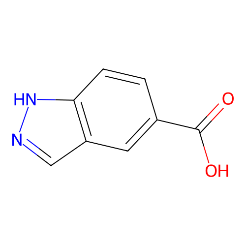 1H-Indazole-5-carboxylic acid structure