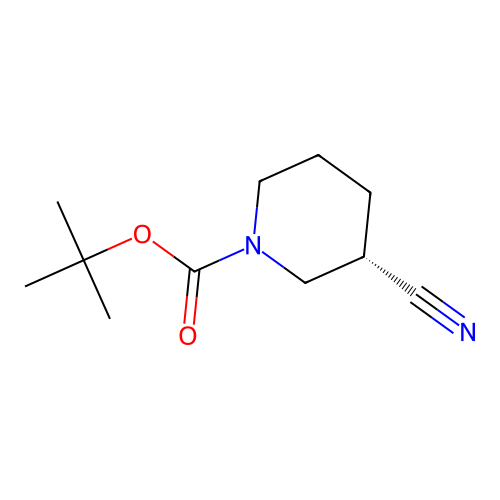 (S)-1-N-Boc-3-cyanopiperidine structure