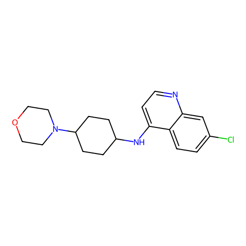 7-Chloro-n-[4-(morpholin-4-yl)cyclohexyl]quinolin-4-amine structure