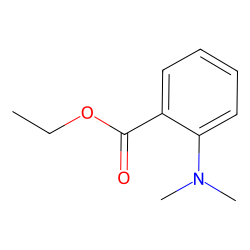 Ethyl 2-(dimethylamino)benzoate structure