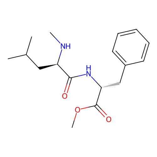 (R)-methyl 2-((R)-4-methyl-2-(methylamino)pentanamido)-3-phenylpropanoate structure