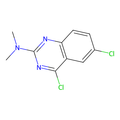 4,6-二氯-N,N-二甲基喹唑啉-2-胺 structure