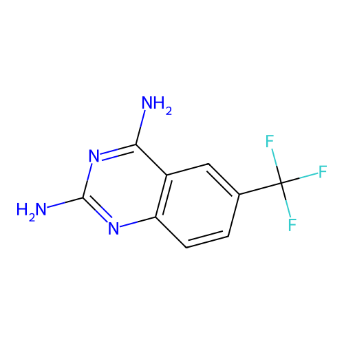 6-(三氟甲基)喹唑啉-2,4-二胺 structure