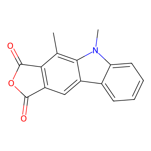 1H-Furo[3,4-b]carbazole-1,3(5H)-dione, 4,5-dimethyl- structure