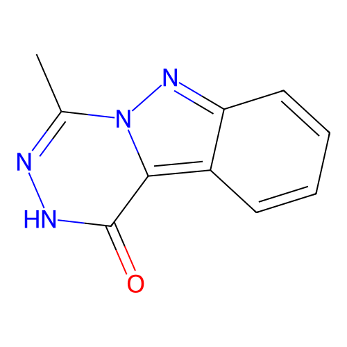 4-methyl-2H-[1,2,4]triazino[4,5-b]indazol-1-one structure