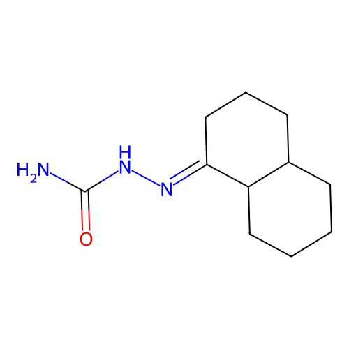 Hydrazinecarboxamide,2-(octahydro-1(2h)-naphthalenylidene)- structure