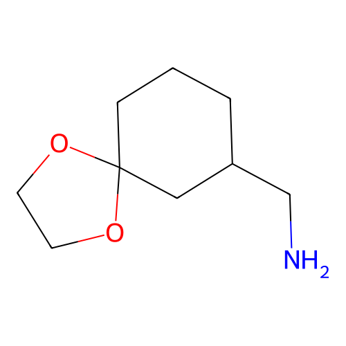 1,4-Dioxaspiro[4.5]decan-7-ylmethanamine structure