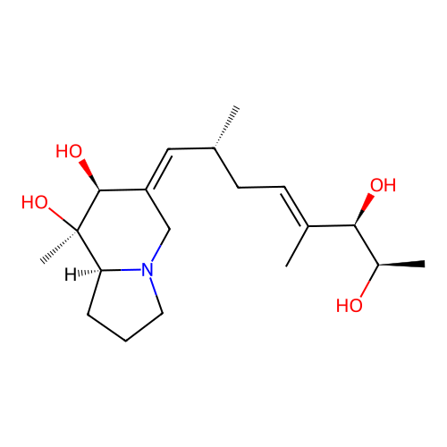 (+)-Allopumiliotoxin 339B structure