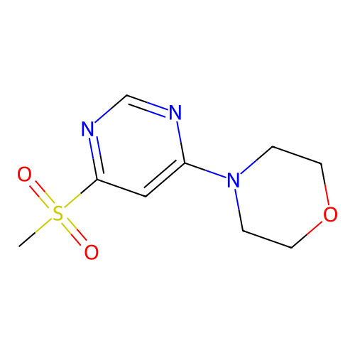 4-[6-(Methylsulfonyl)pyrimidin-4-yl]morpholine structure